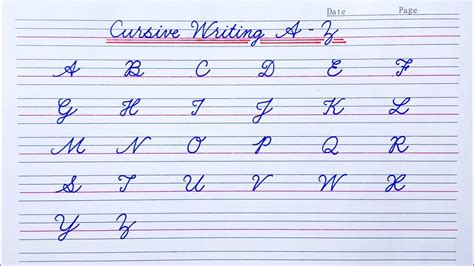 Capital Case Cursive Letters (A to Z) → Capital Letter – C .